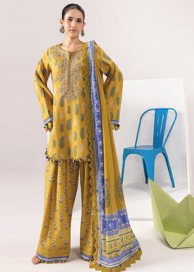 Maria B M.Basics Unstitched Lawn 3PC Suit – Summer Collection
