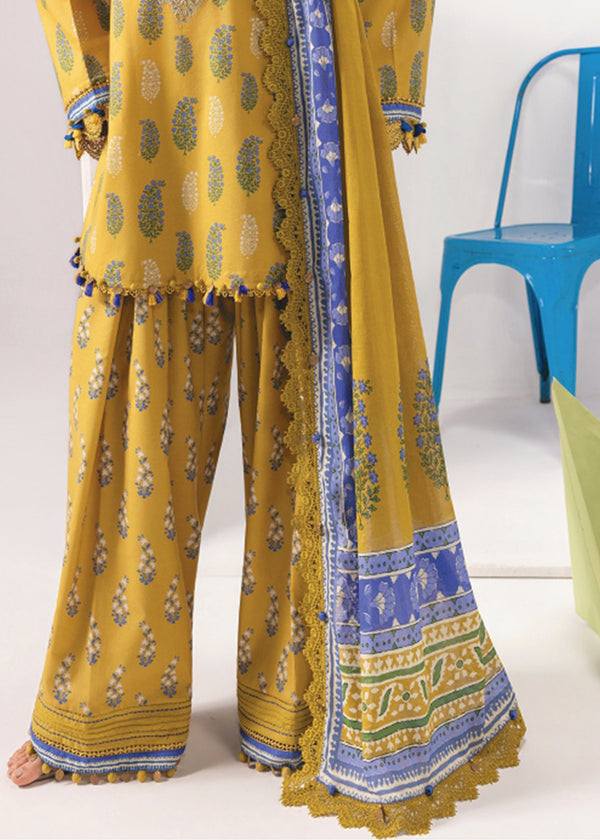 Maria B M.Basics Unstitched Lawn 3PC Suit – Summer Collection