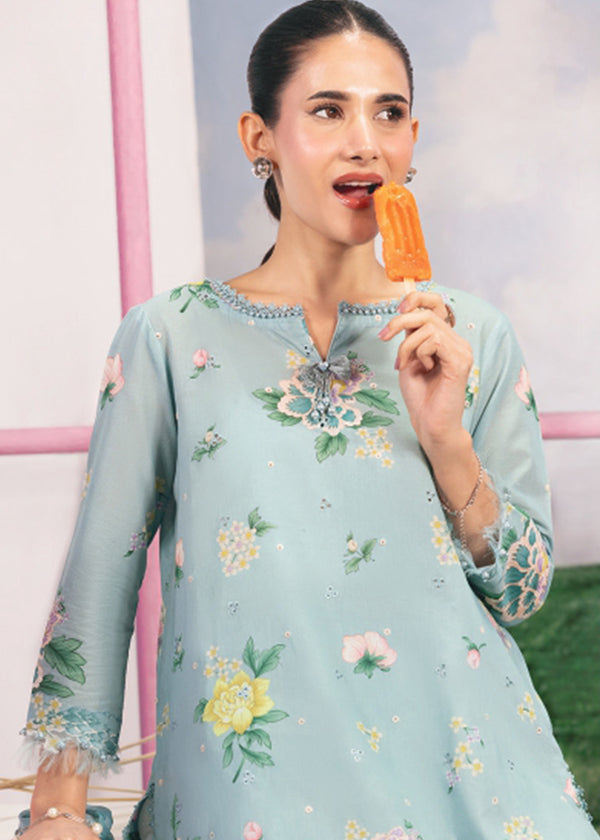 Maria B M.Basics Unstitched Lawn 3PC Suit – Summer Collection