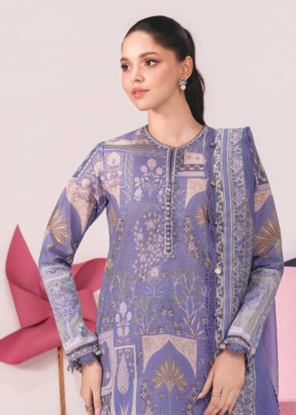 Maria B M.Basics Unstitched Lawn 3PC Suit – Summer Collection