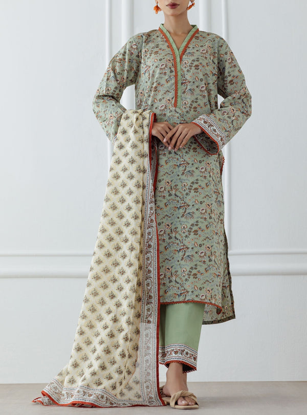 Orient 🌸
Unstitched Printed Lawn 3 Piece Suit