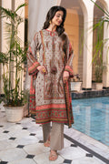 Gul Ahmed 3PC Printed Cross Hatch Lawn Suit