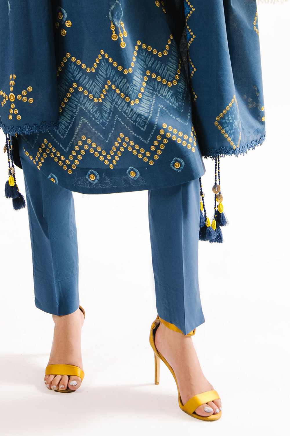 Agha Noor 3PC Printed Lawn Suit with Dupatta