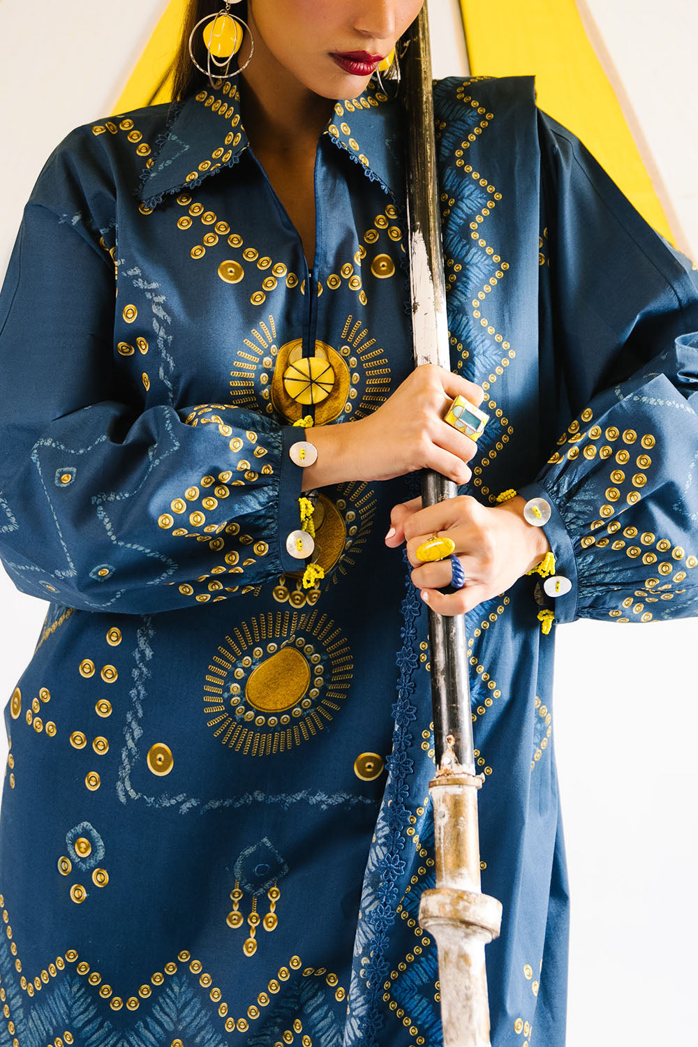 Agha Noor 3PC Printed Lawn Suit with Dupatta