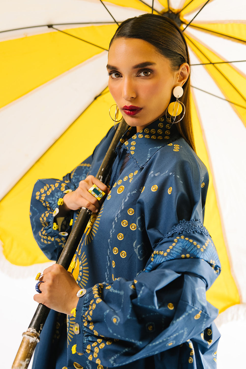 Agha Noor 3PC Printed Lawn Suit with Dupatta